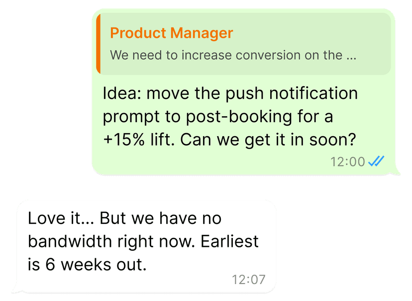 Product Teams Dashboard